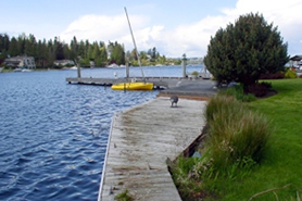 Dock Before Beach Cove