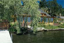 Lakeshore landscaping example