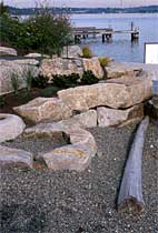 functional rock shoreline